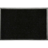 Коврик придверный влаговпитывающий с рельефом 40*60 черный (1006)