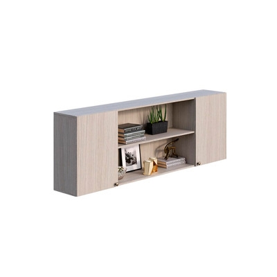 МИЙА 3 Полка навесная ПН-010 Ясень Шимо светлый б/фп (3 места) ОТ11+БЕ282