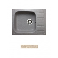 Мойка GRANICOM G-007 (560*445мм), 1 чаша+ крыло (сахара) Мойка GRANICOM G-007 (560*445мм), 1 чаша+ крыло (сахара)