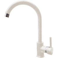 Смеситель Кухня GRANFEST d=35 боковой U - образный (7651) (331-белый)