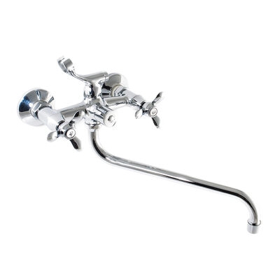 Смеситель Ванна SANTREK AQUA-310 "CLASSIC" 1/2 м/к перекл. кран букса 3-х лепестк. SL 591