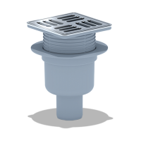 TA5714М Трап 50 верт с решеткой из нерж стали 15*15, рег TA5714М Трап 50 верт с решеткой из нерж стали 15*15, рег