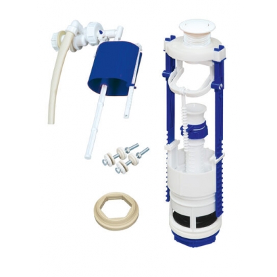 Арматура РБМ АС-16.1 бок/подв. кноп.белая. универ. клапан