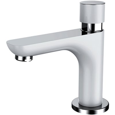 G5148 Смеситель Тюльпан GAPPO. шар d-35 ПОРЦИОННЫЙ (белый/хром) на гайке