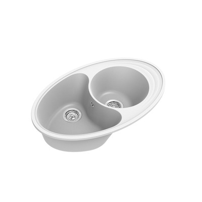 Мойка EWIGSTEIN Elegant W90KF 820*520 1.5 чаши +крыло (иней)