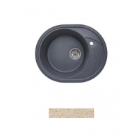 Мойка GRANICOM G-020 (570*460мм), 1 чаша+ крыло овал (сахара)