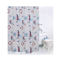 Штора для ванн BATH 180х180 Homing Lighthouses ch14014 (137)