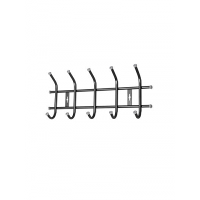 Вешалка настенная 495*215мм (5 крючков) СЕРЕБРО г. Ижевск Арт. ВНТ5*