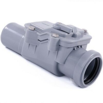 110 обратный клапан (серый, внутренняя канализация) 110 обратный клапан (серый, внутренняя канализация)