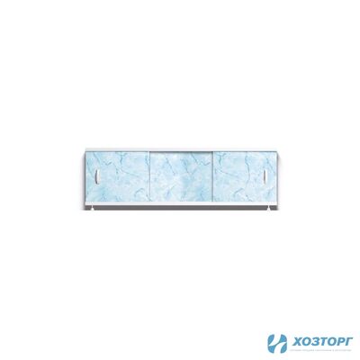 Экран под ванну "Оптима" 1,7 м пластик (30- голубой мрамор)