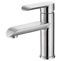 F610601 Смеситель д/умыв. Paola Hi-tech нерж.сталь, однорычажный, САТИН, литой излив MLN F610601 Смеситель д/умыв. Paola Hi-tech нерж.сталь, однорычажный, САТИН, литой излив MLN