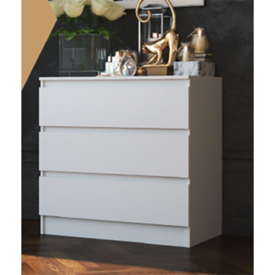 Комод Мальм 800*720*400 3 ящика (Белый)