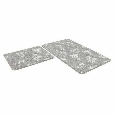 Коврик д/ванны 2 предм. SHAHINTEX VINTAGE SH V002 60х100 + 60х50 серый (50)