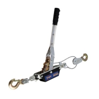 Лебедка рычажная ТУНДРА, двойное храповое колесо, тяга 2 т (подъем 0.8 т), трос 2 метра 1002759