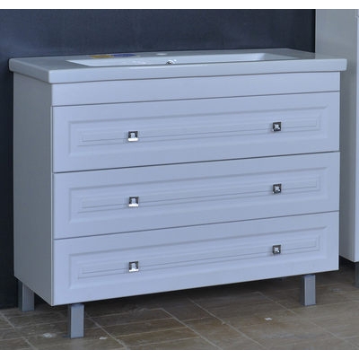 Подстолье "Клео-90" Белый софт 3 ящика под умыв "Como-90" 900*780*430мм