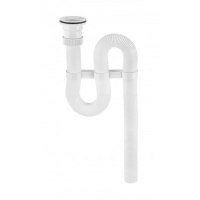 ВП 0134 Сифон гофрированный белый