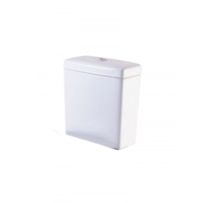 Бачок для унитаза "Неро" с арматурой белый г.Киров (меж.ос. 210 мм)