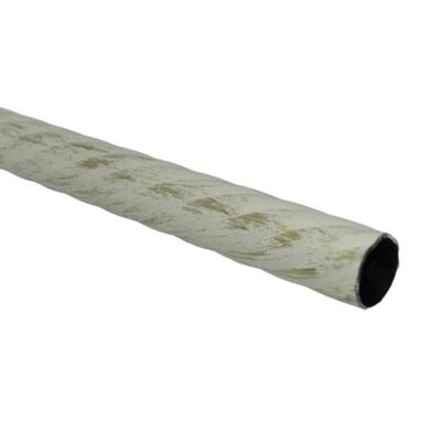 Карниз метал. труба фигурная D25-1.6 белое золото (КМФ25 D25-1.6 m)