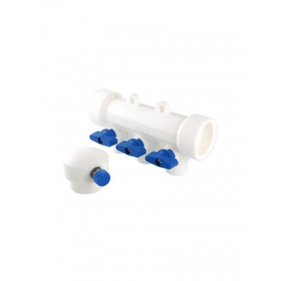 Коллектор с отсечными кранами 40 вн х 3 вых. 20 вн PP-R VALTEC (VTр.780.0.402003) Распродажа Коллектор с отсечными кранами 40 вн х 3 вых. 20 вн PP-R VALTEC (VTр.780.0.402003) Распродажа