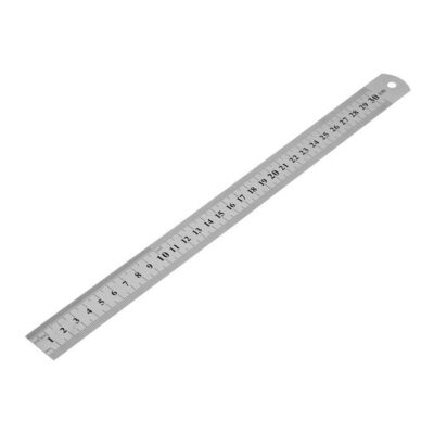 Линейка измерительная ТУНДРА, металлическая, шкала вытравлена, 300 мм 1112955