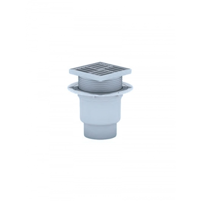 TQ1712 Трап110 вертикальный рег реш 15*15 нерж 15D110R-M, сухой