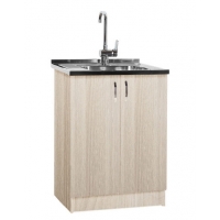 Тумба 60*60 цвет ясень шимо светлый (2 дверцы) (ЛДСП)