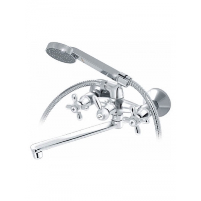 1015-222 Смеситель Ванна "ВАРИОН" м/к, L-излив корот., Ретро