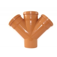 160 крестовина 160*160 угол 45 наруж.