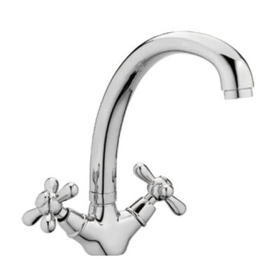 4325HB Смеситель Кухня HAIBA 1/2 м/к крест хром 4325HB Смеситель Кухня HAIBA 1/2 м/к крест хром