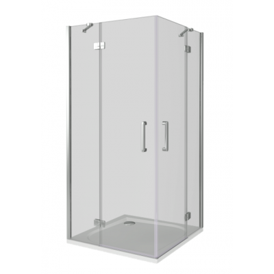 Душ.ограждение SATURN CR-100-C-CH- стекло Прозрачное (без поддона и автослива)