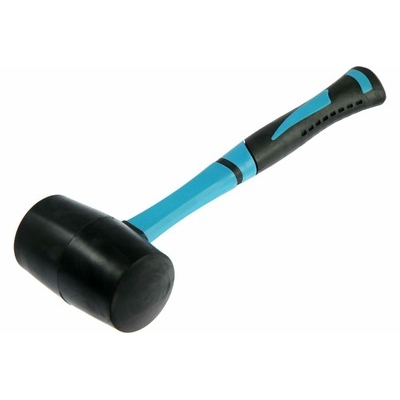 Киянка ТУНДРА, фиберглассовая рукоятка, черная резина, 650 г 881756