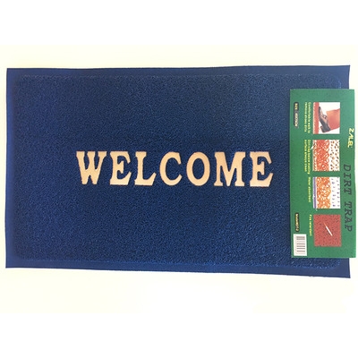 Коврик д/прихожей резиновый "Лапша" 45*75 голубой