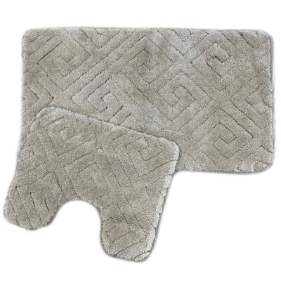 Коврик д/ванны 2 предм. ZALEL SOPHISTICATED 60*100 + 50х60 Beige бежевый