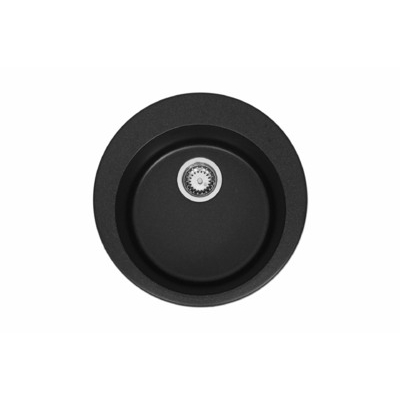 Мойка GRANICOM NOVELL Веста D=500 мм (обсидиан) (без сифона)