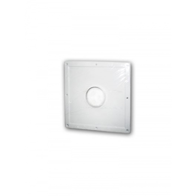 Площадка торцевая 300*300 d=100 бел