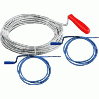 Трос сантехнический 5 м (7,2мм.,с полимерн.покрытием) ВП 0863