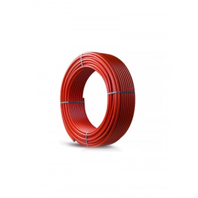 Труба из ПЭ повышенной термостойкости PE-RT PRO AQUA d20х2.0мм (для теплых полов) (бухта 200м) КРАСНАЯ