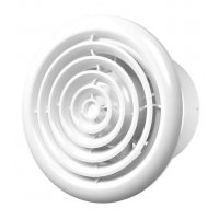 Вентилятор канальный осевой вытяжной с кругл.решеткой, двиг.с подшипн.D125 FLOW 5BB