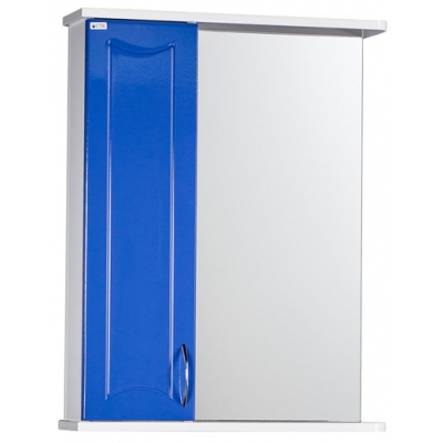 Зеркало-шкаф "Стиль 55" левый (синий) 570х732х230