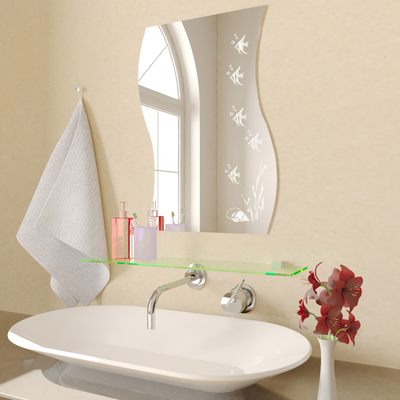 Зеркало (Уют) "Коралл" 680х510мм. Зеркало (Уют) "Коралл" 680х510мм.