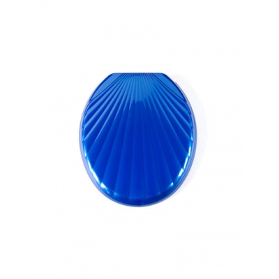 Сиденье д/унитаза унив. ОРИО ЛЮКС КР3-5 темно-синее (ракушка)