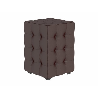 Пуф "Модерн-2" мини (опора пласт) - гольф коричневый (1 место)