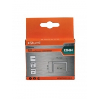 1071-02-12 Скобы для степлера 12мм (тип 53) 1000ШТ. В УПАК.,ОЦИНКОВАННЫЕ, ЗАКАЛЕННЫЕ Sturm!