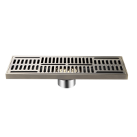 G83001-4 Трап 50 вертикальный GAPPO латунь 100*300 (бронза) сухой затвор