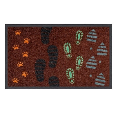 Коврик придверный влаговпитывающий SHAHINTEX Photoprint WASH and DRY 001 42х70