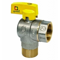 Кран шар. ГАЗОВЫЙ УГЛОВОЙ СТМ-GAS 3/4 г/ш баб