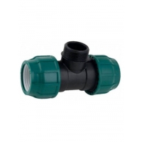 Тройник 25х 1/2 штуцер ПЭ poel-san Тройник 25х 1/2 штуцер ПЭ poel-san