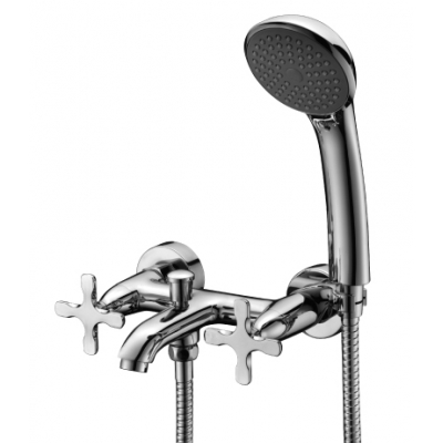 5712C Дуэтто Смеситель для ванны с коротким изливом, хром, LEMARK