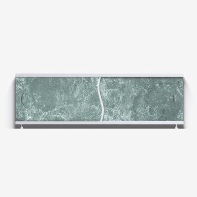 Экран под ванну "Премьер" с алюм. рамой 1,5 м ( 8 темно-зелёный мрамор)