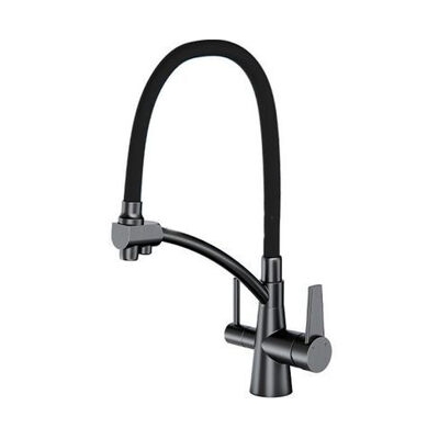 G4398-19 Смеситель Кухня GAPPO d35 с подключение фильтра питьевой воды (черный) G4398-19 Смеситель Кухня GAPPO d35 с подключение фильтра питьевой воды (черный)